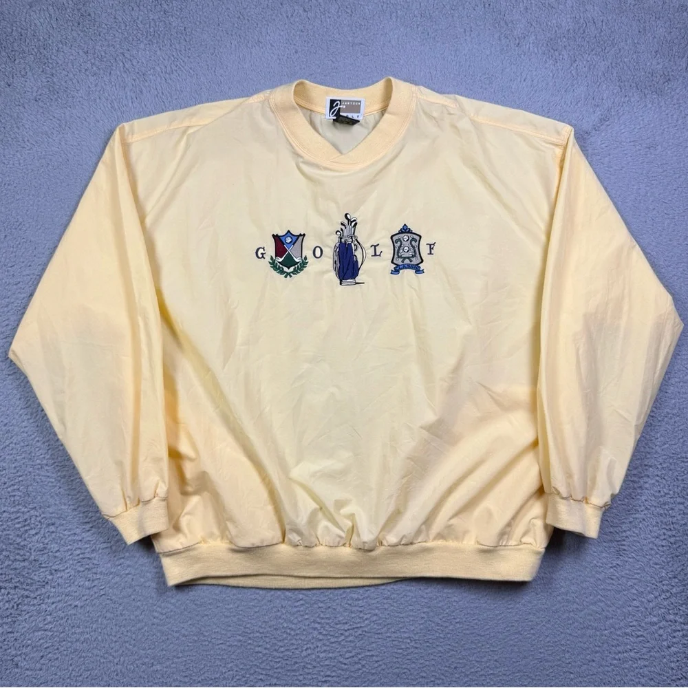 Vintage‎ 90s golf embroidered windbreaker